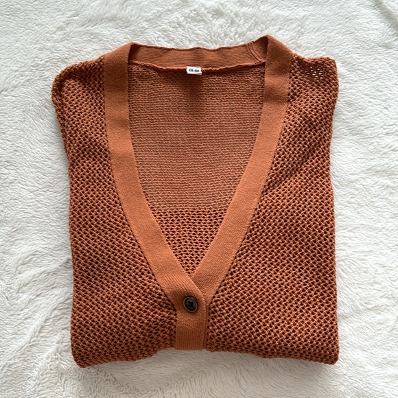 Gifts for Her 🎁 📝🤎NWT Uniqlo Net Cardigan- S - Picture 8 of 8